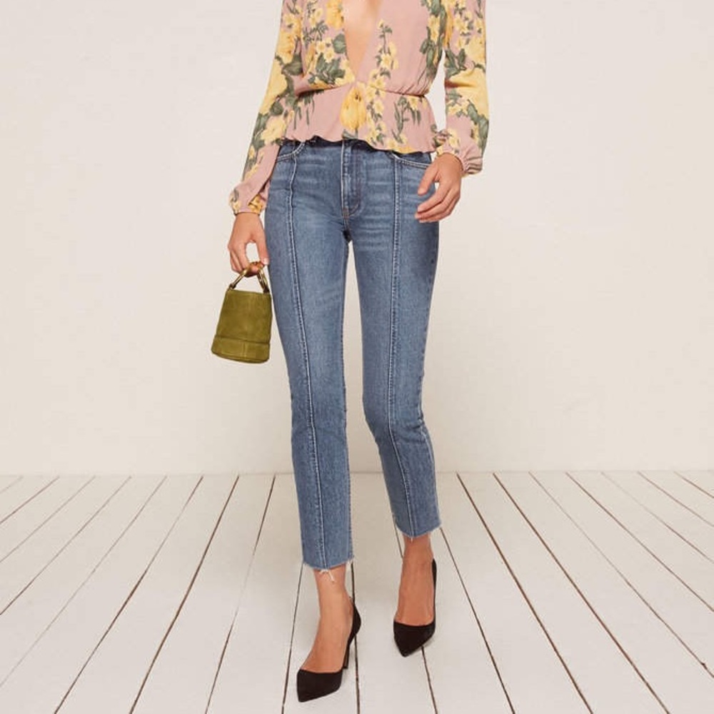 Reformation Seamed Jeans